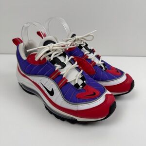 Nike Red and Purple Women's Sneakers